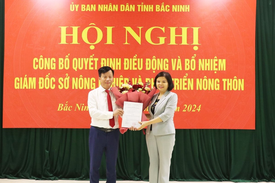 Chủ tịch Thành phố Bắc Ninh được bổ nhiệm làm Giám đốc Sở Nông nghiệp
