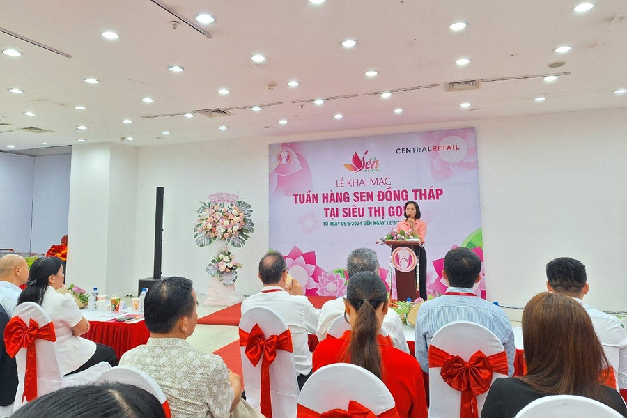 Khai mạc Tuần hàng sen Đồng Tháp tại siêu thị GO!