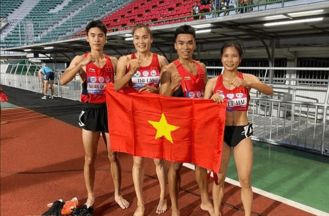 Đội điền kinh Việt Nam giành Huy chương Đồng tại Giải chạy tiếp sức châu Á 2024