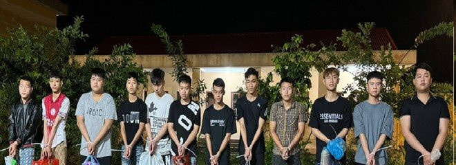 Quảng Ninh: 12 đối tượng vác hung khí gây rối bị bắt