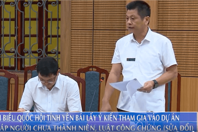 Yên Bái: Lấy ý kiến tham gia vào dự án Luật tư pháp người chưa thành niên và Luật Công chứng (sửa đổi)