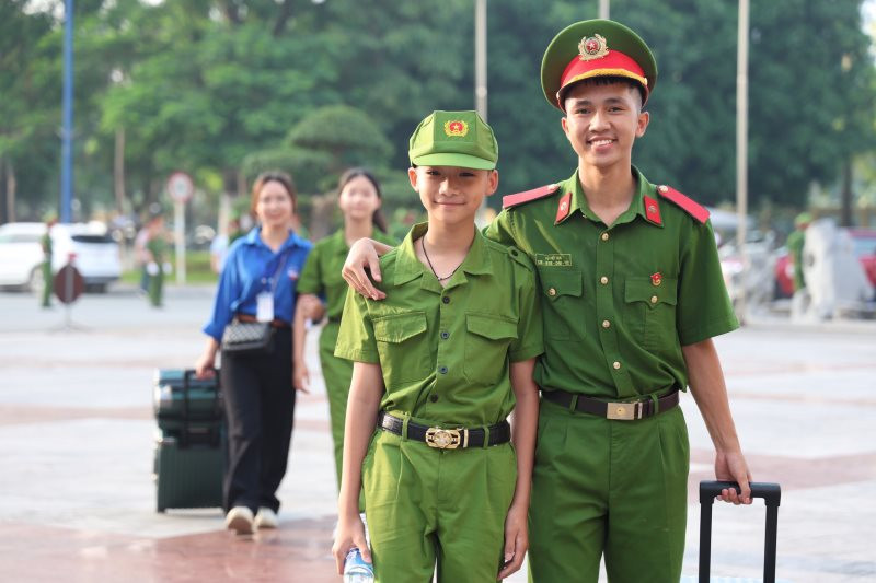 Khai mạc Trại hè trải nghiệm "Học làm chiến sĩ Công an" năm 2024