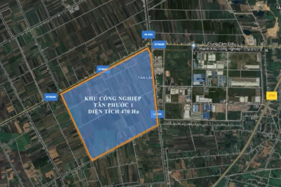 Đầu tư 5.936,5 tỷ đồng xây dựng kết cấu hạ tầng KCN Tân Phước 1