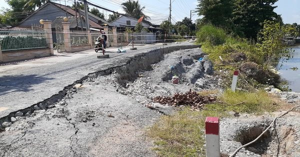 An Giang: Sạt lở đất bờ rạch Ông Chưởng gây thiệt hại cho người dân