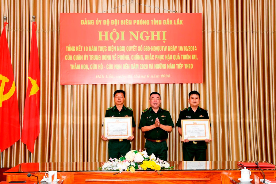 Bộ đội Biên phòng Đắk Lắk tổng kết 10 năm thực hiện Nghị quyết số 689 của Quân ủy Trung ương