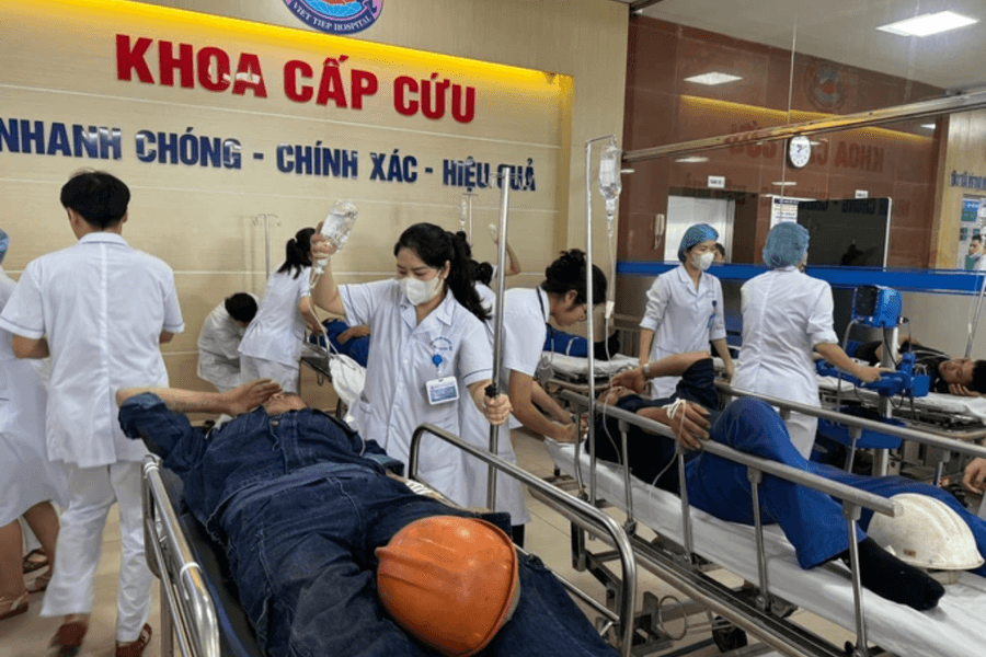 Kết luận vụ ngộ độc thực phẩm tại Công ty đóng tàu Sông Cấm