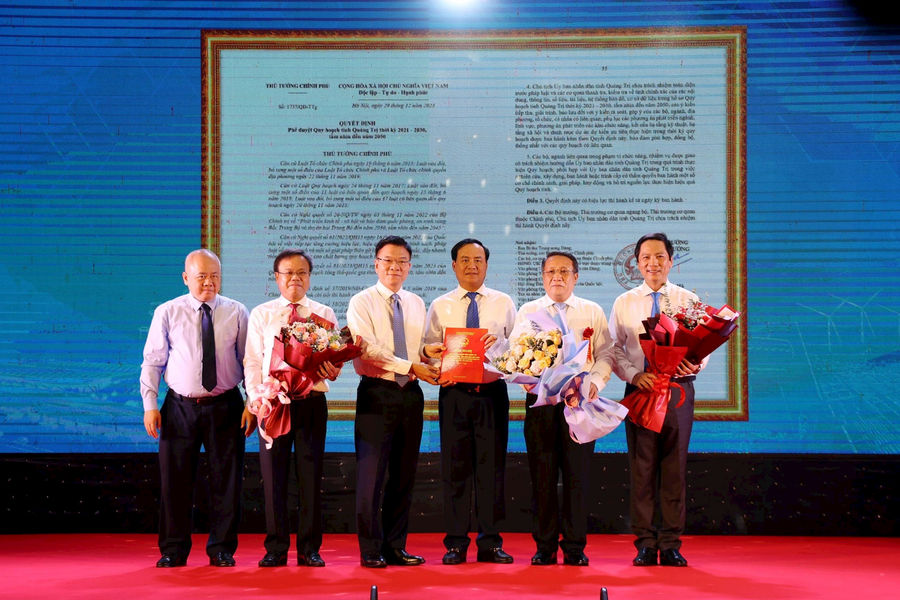 Công bố Quy hoạch tỉnh Quảng Trị thời kỳ 2021-2030, tầm nhìn đến năm 2050