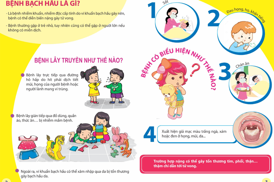 Chủ động tăng cường ngăn chặn, phòng, chống dịch bệnh bạch hầu
