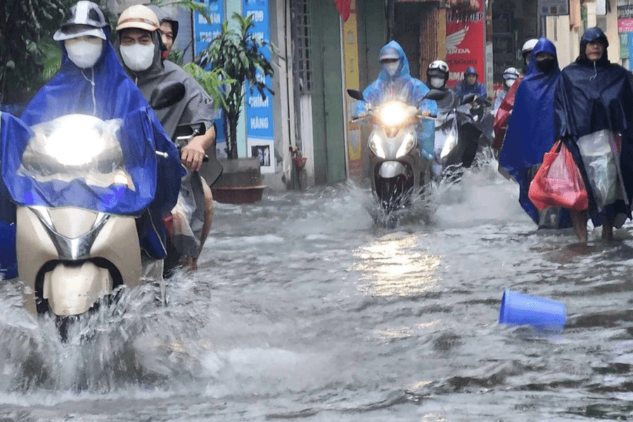 Miền Bắc đề phòng úng ngập, sạt lở đất do ảnh hưởng Bão số 2