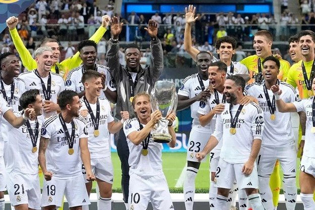 Real Madrid vô địch Siêu cúp châu Âu 2024