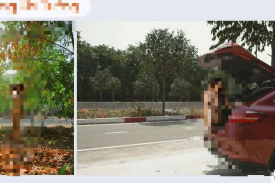 Thản nhiên chụp ảnh nude ven đường