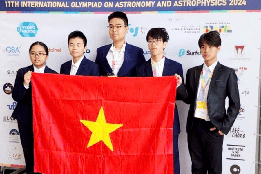 Việt Nam dành 5 Huy chương tại Kỳ thi Olympic Thiên văn và Vật lý Thiên văn quốc tế