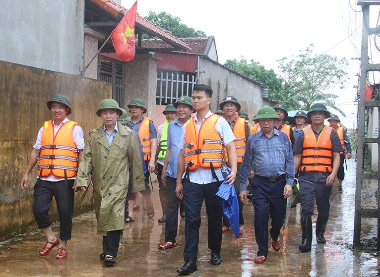 Bí thư Trung ương Đảng, Chánh án TANDTC Lê Minh Trí kiểm tra công tác khắc phục hậu quả bão lũ tại Lạng Sơn, Bắc Giang