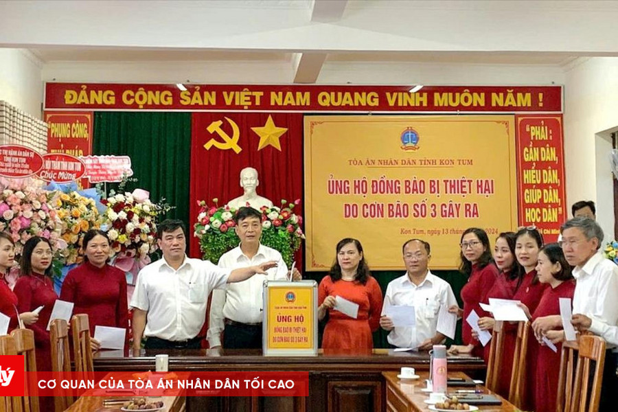 Tọa đàm kỷ niệm 79 năm Ngày Truyền thống TAND và quyên góp hỗ trợ đồng bào lũ lụt