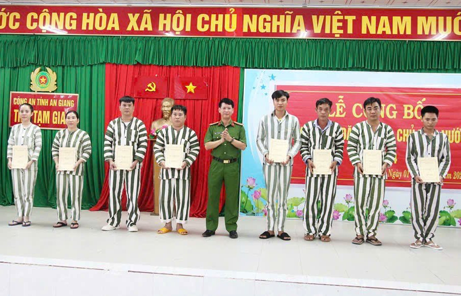 An Giang: Công bố Quyết định đặc xá của Chủ tịch nước