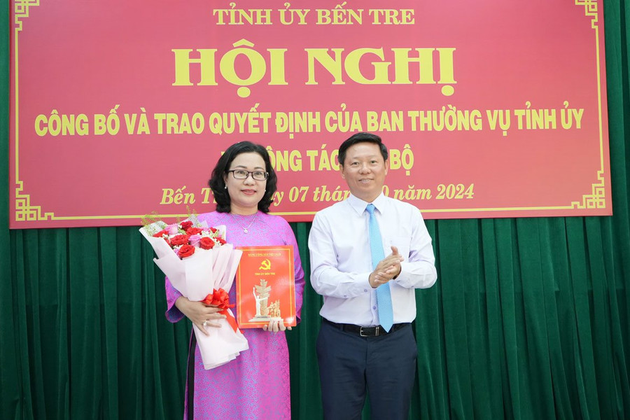 Bến Tre có tân Trưởng ban Tuyên giáo Tỉnh ủy