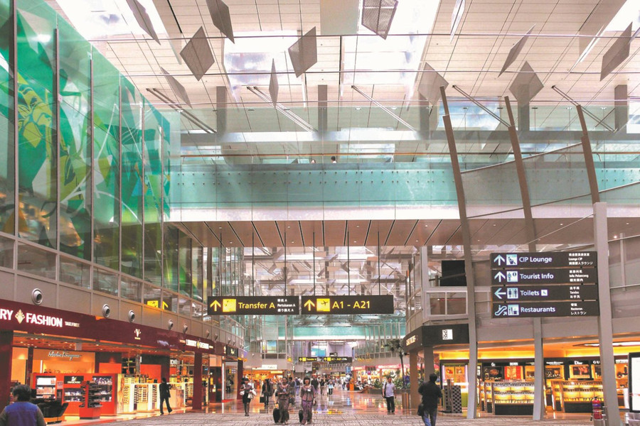 Singapore áp dụng nhập cảnh không hộ chiếu tại sân bay Changi