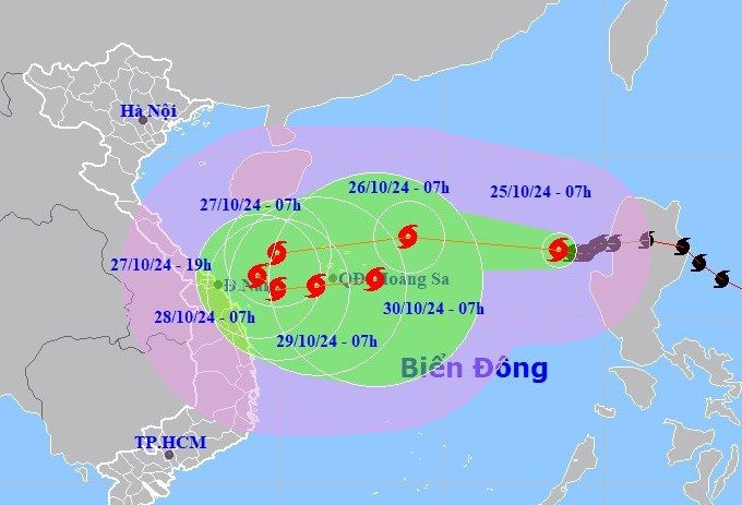 Bảo an toàn đê điều ứng phó bão số 6 (TRAMI)