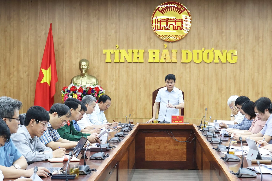 Chủ tịch tỉnh Hải Dương phê bình nhiều địa phương chậm giải ngân đầu tư công