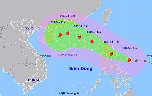 Công điện chỉ đạo ứng phó bão TORAJI