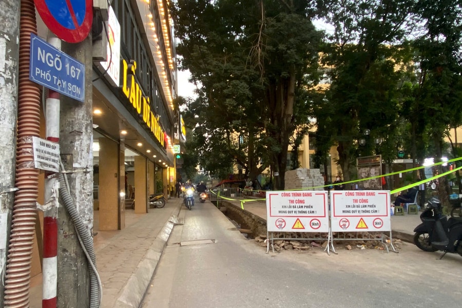 Hà Nội: Phát hiện khoảng 150 bộ hài cốt khi cải tạo hệ thống thoát nước trên phố Tây Sơn