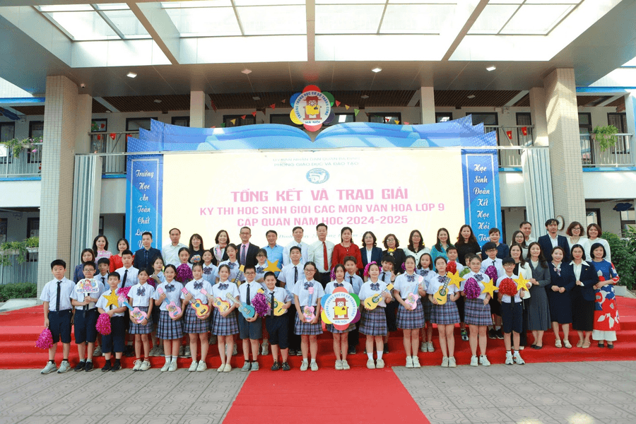Học sinh quận Ba Đình đạt thành tích cao tại kỳ thi HSG cấp quận năm 2024 - 2025