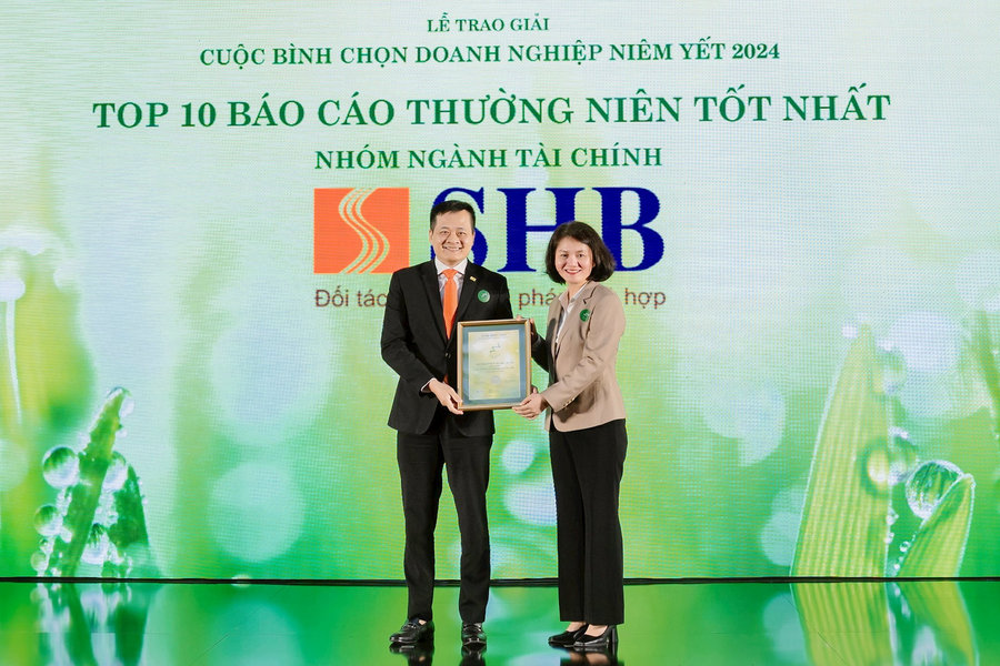 SHB lần thứ 4 trong TOP 10 có Báo cáo thường niên tốt nhất ngành Tài chính