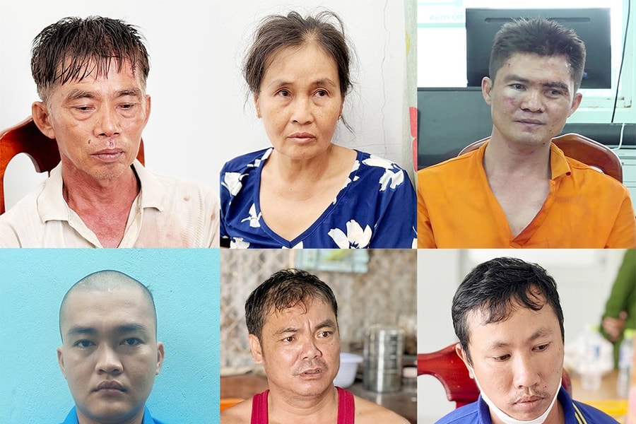 6 người trong gia đình ném bom xăng vào đoàn cưỡng chế