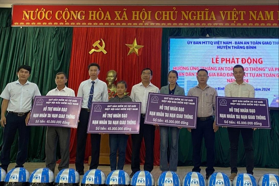 Quảng Nam: Quỹ Bảo hiểm xe cơ giới hỗ trợ nạn nhân tai nạn giao thông