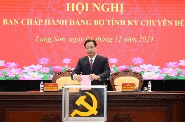Ông Hoàng Văn Nghiệm làm Bí thư Lạng Sơn