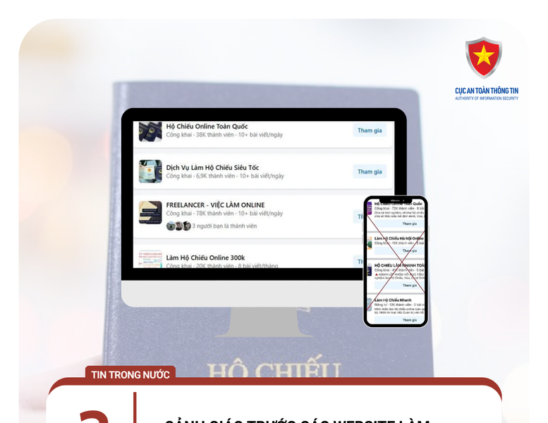Lưu ý trước các website làm hộ chiếu online