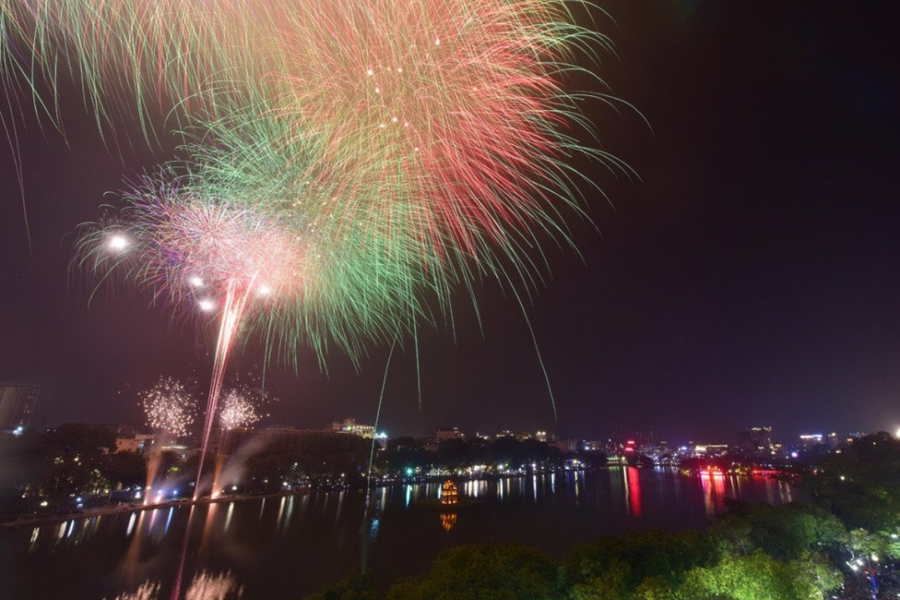 Năm điểm bắn pháo hoa ở Hà Nội dịp Tết Dương lịch 2025