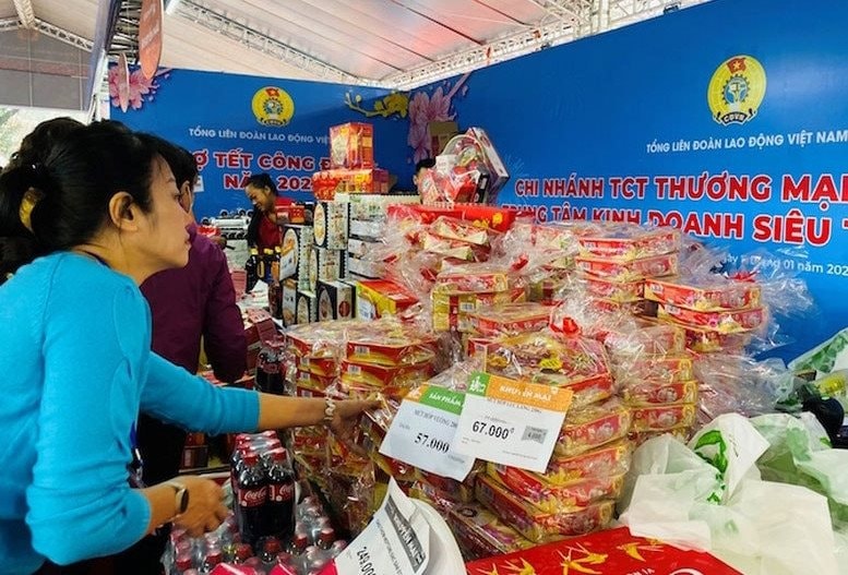 Công đoàn Việt Nam tặng 100 tỷ đồng phiếu mua hàng Tết cho người lao động