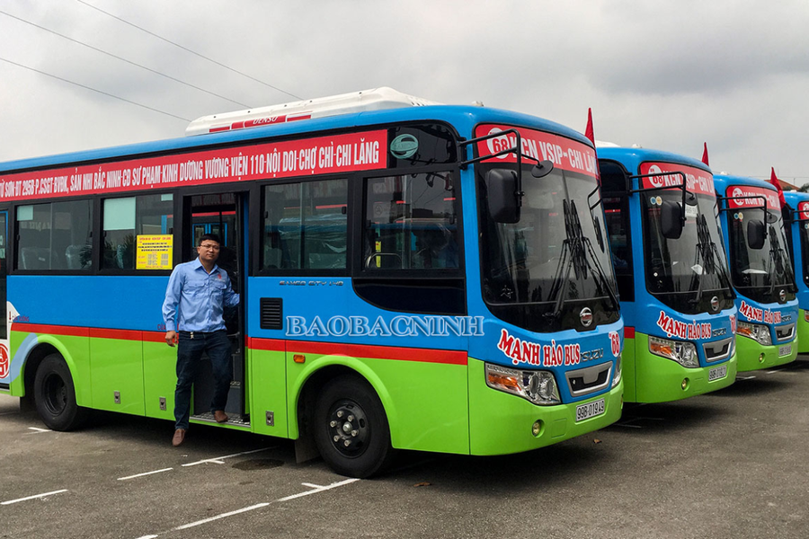 Sẽ mở mới tuyến xe buýt điện Bắc Ninh - Nội Bài