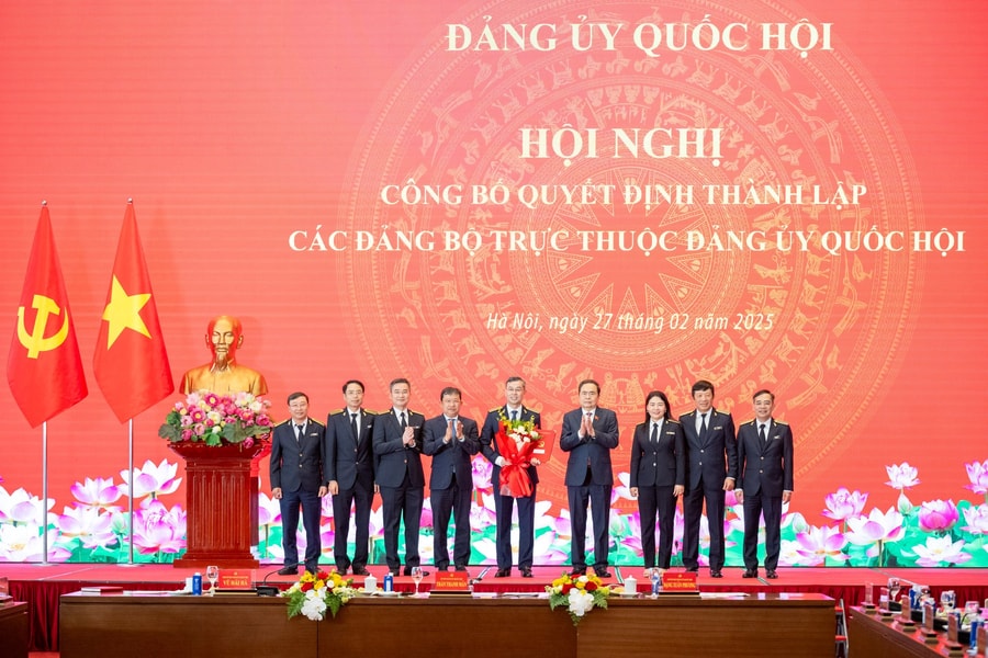 Thành lập các Đảng bộ trực thuộc Đảng ủy Quốc hội