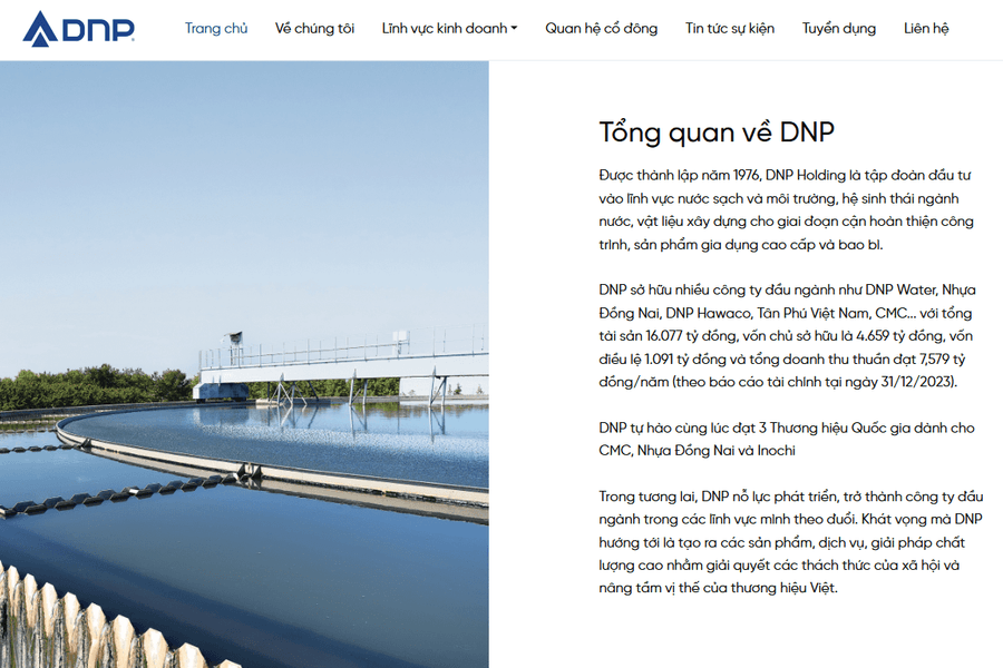 Xử phạt Công ty Cổ phần DNP Holding vì vi phạm môi trường