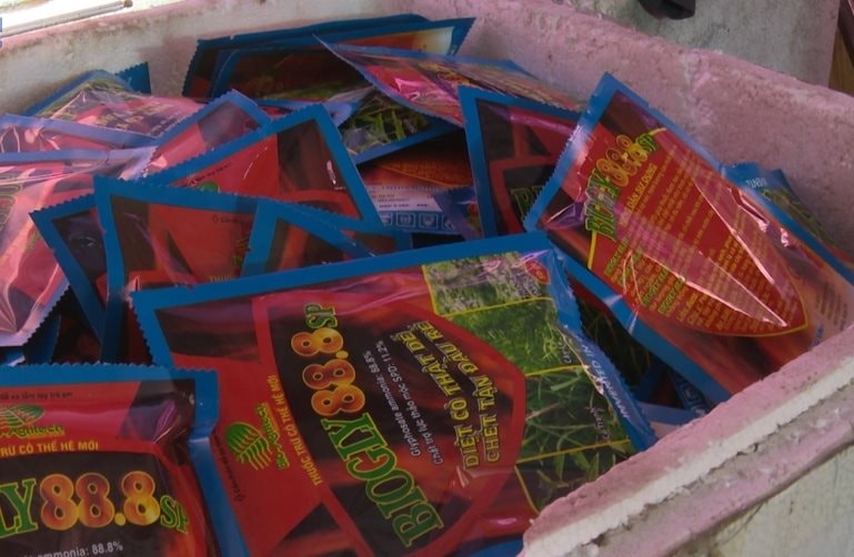 Thu giữ hơn 60 nghìn gói thuốc bảo vệ thực vật giả từ hạt nêm