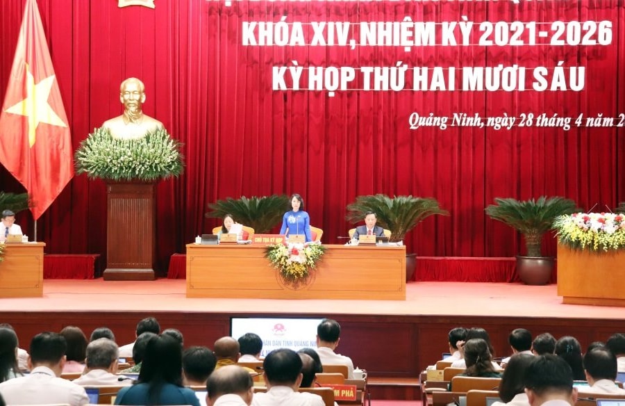 Kỳ họp thứ 26 HĐND tỉnh Quảng Ninh khóa XIV thông qua 9 Nghị quyết