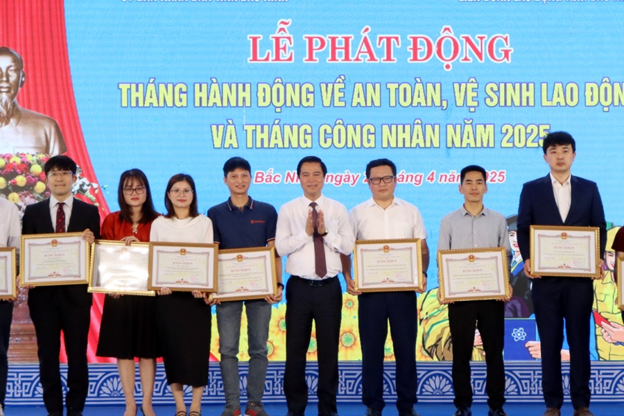 Bắc Ninh hưởng ứng Tháng hành động về an toàn, vệ sinh lao động