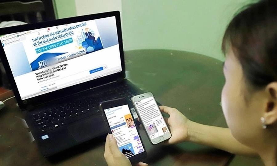 Giới thiệu việc làm trên Facebook chiếm đoạt tài sản