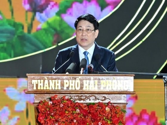 Chủ tịch nước Lương Cường dự kỷ niệm 70 năm Ngày giải phóng Hải Phòng