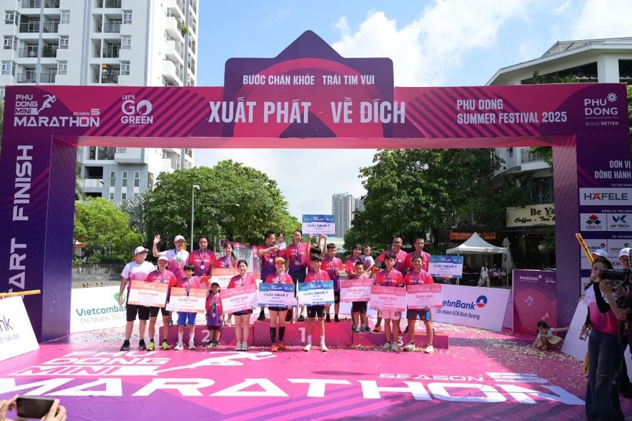Phú Đông Mini Marathon: Hành trình lan tỏa năng lượng sống xanh