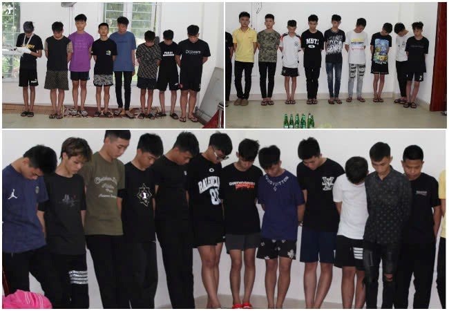 TP. Vinh: Bắt giữ 28 đối tượng mang hung khí hỗn chiến giữa phố