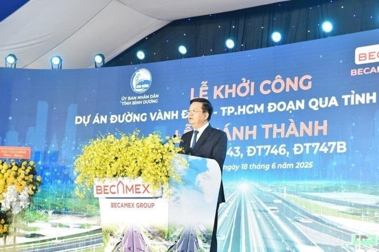 Khởi công dự án đường Vành đai 4 TP.HCM qua Bình Dương