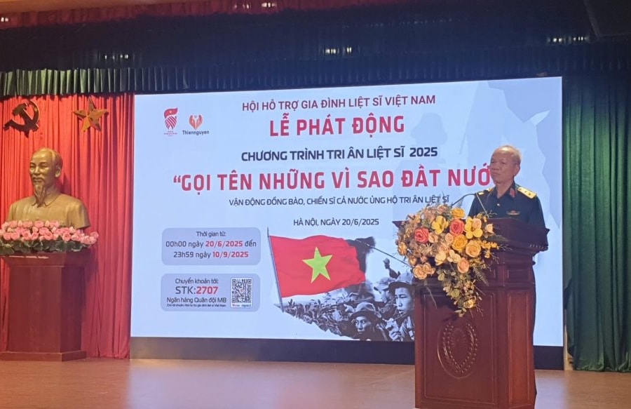 Chương trình “Tri ân liệt sĩ 2025” với chủ đề “Gọi tên những vì sao đất nước”