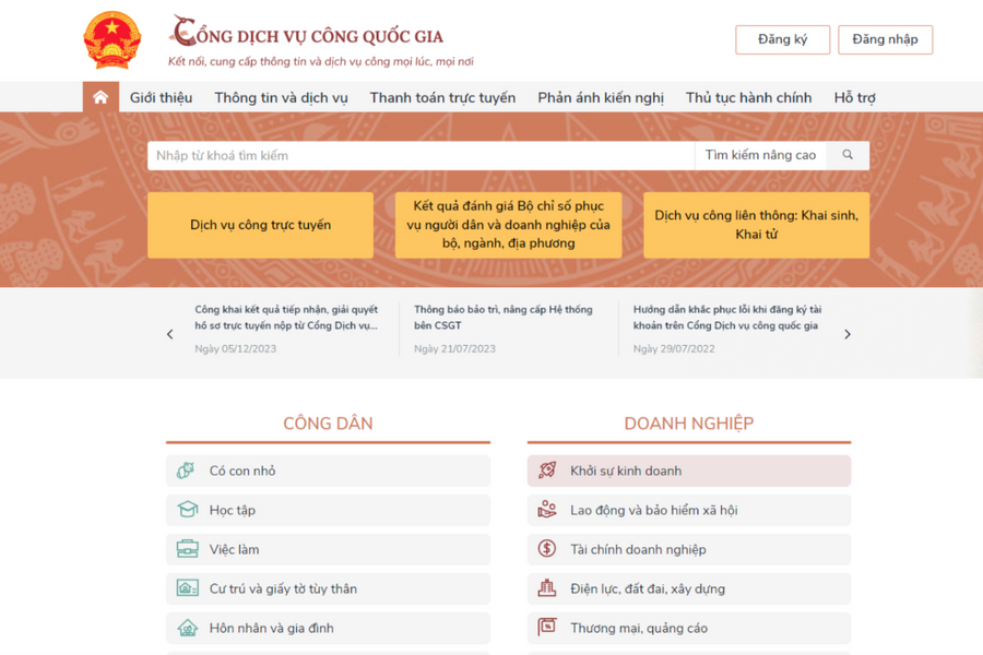 Cổng dịch vụ công quốc gia trở thành điểm "một cửa số" tập trung, duy nhất từ 27/6/2025