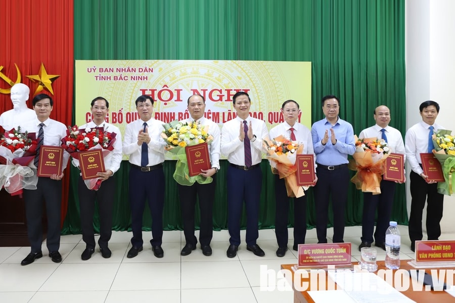 Bắc Ninh: Trao Quyết định bổ nhiệm các lãnh đạo Sở Nội vụ, Thanh tra tỉnh