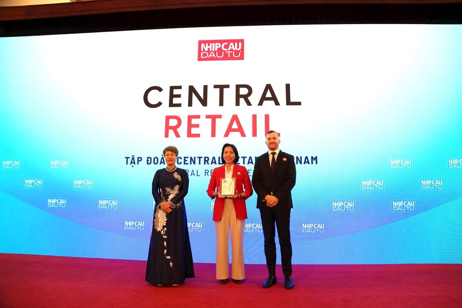 Central Retail Việt Nam được vinh danh Doanh nghiệp phát triển bền vững tiêu biểu 2025