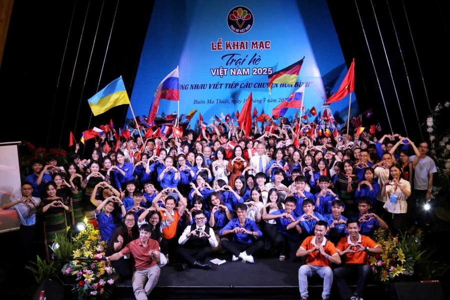 110 thanh niên kiều bào tiêu biểu tham dự Trại hè Việt Nam 2025