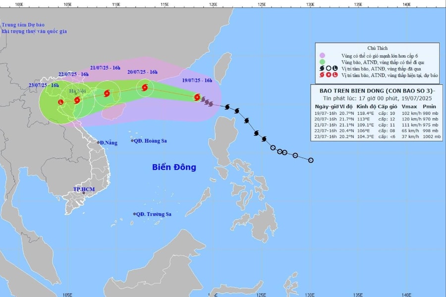 Khẩn trương, tập trung ứng phó với bão WIPHA